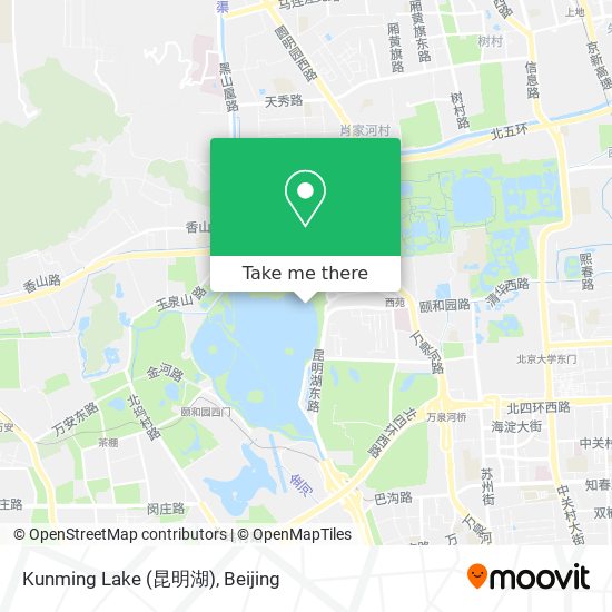 Kunming Lake (昆明湖) map