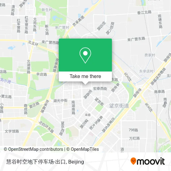 慧谷时空地下停车场-出口 map