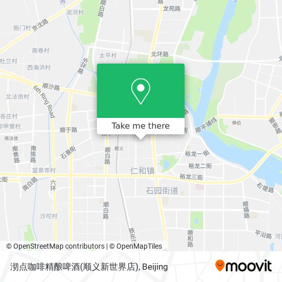 沏点咖啡精酿啤酒(顺义新世界店) map