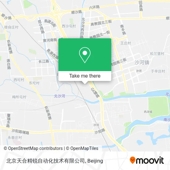 北京天合精锐自动化技术有限公司 map