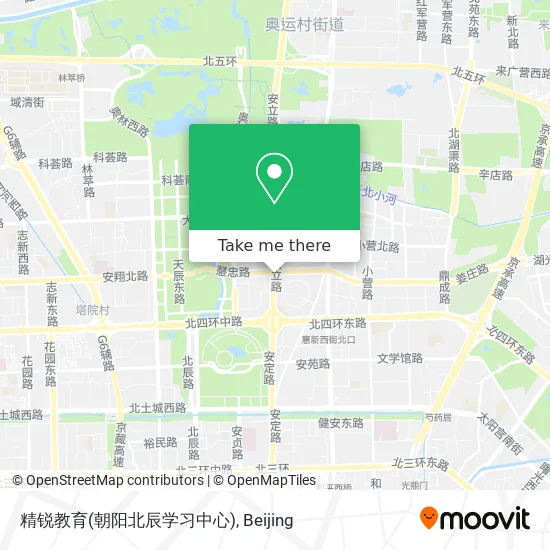 精锐教育(朝阳北辰学习中心) map