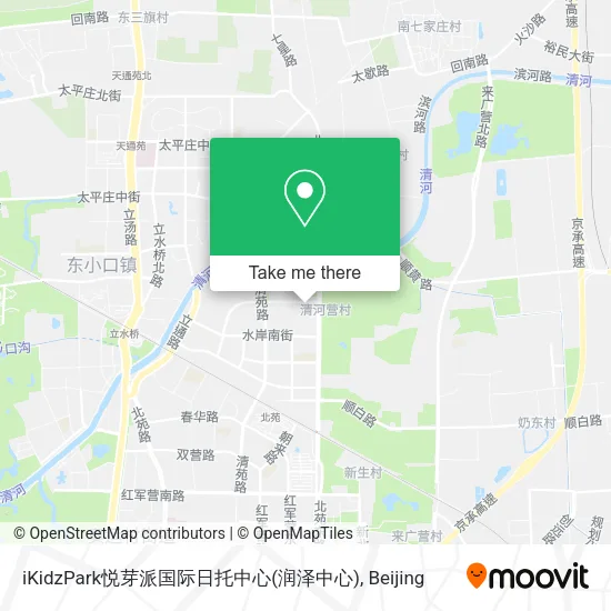 iKidzPark悦芽派国际日托中心(润泽中心) map