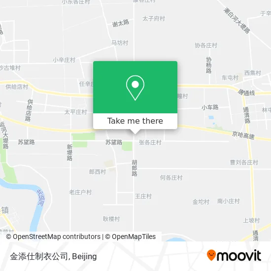金添仕制衣公司 map