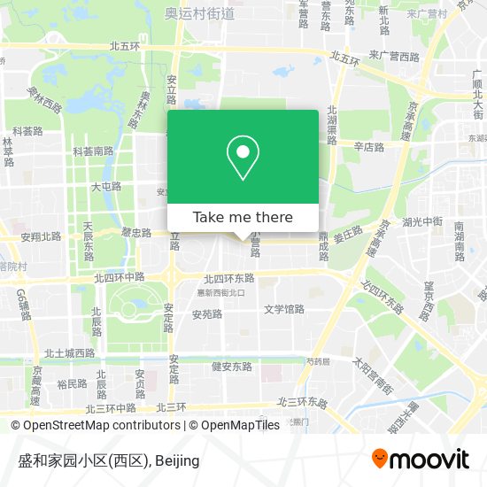盛和家园小区(西区) map