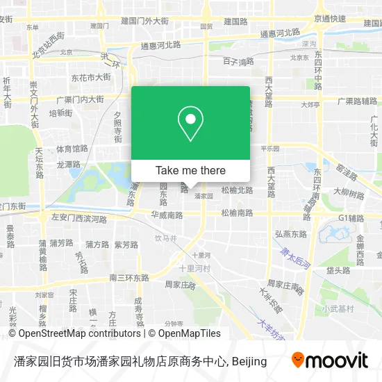 潘家园旧货市场潘家园礼物店原商务中心 map