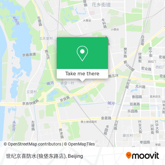 世纪京喜防水(狼垡东路店) map