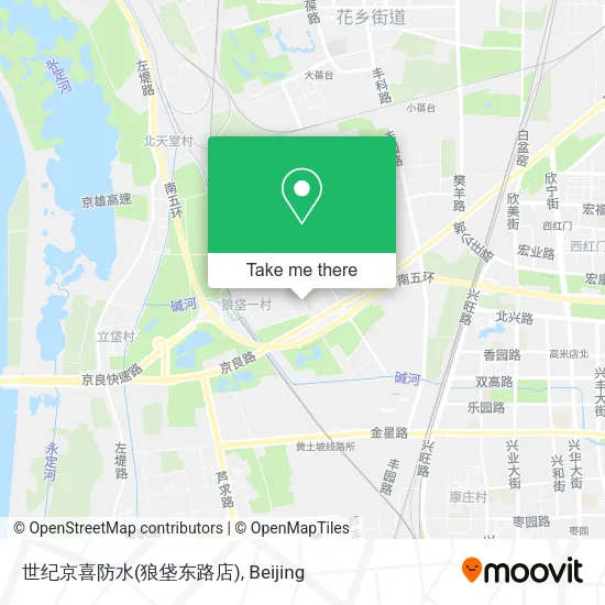 世纪京喜防水(狼垡东路店) map