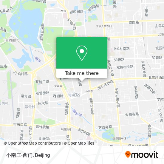 小南庄-西门 map
