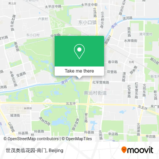 世茂奥临花园-南门 map