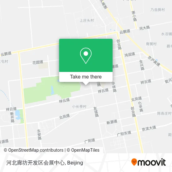 河北廊坊开发区会展中心 map