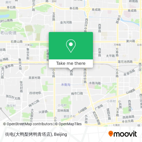 街电(大鸭梨烤鸭青塔店) map