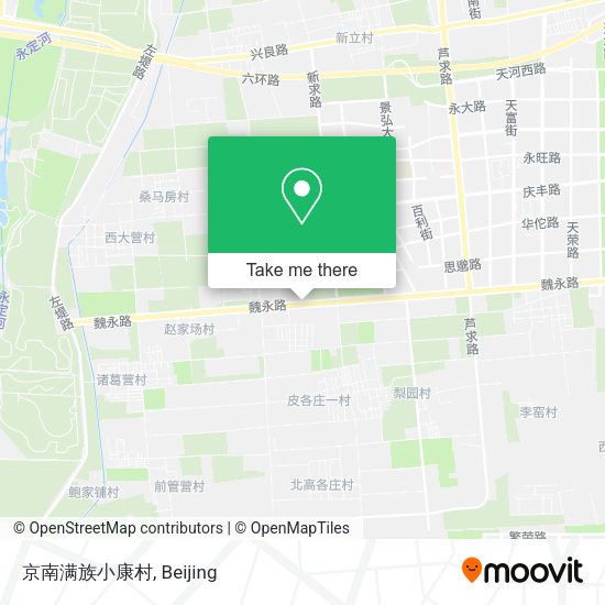 京南满族小康村 map