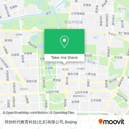 简快时代教育科技(北京)有限公司 map