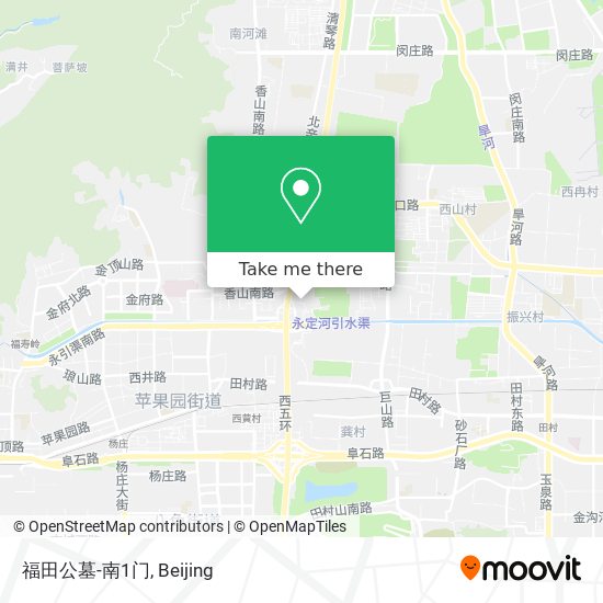 福田公墓-南1门 map