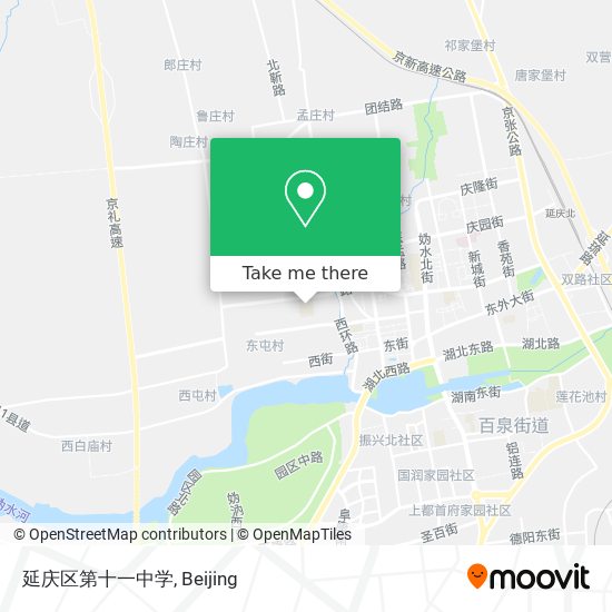 延庆区第十一中学 map