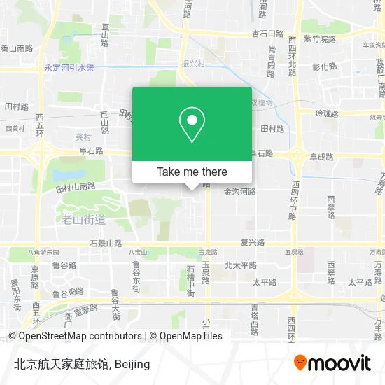 北京航天家庭旅馆 map