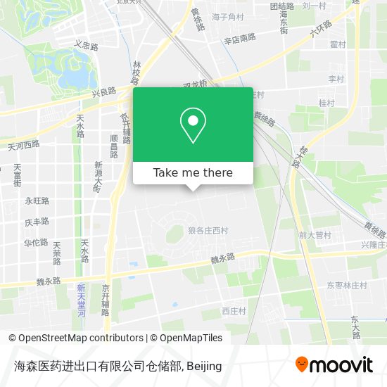 海森医药进出口有限公司仓储部 map