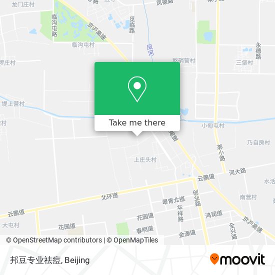 邦豆专业祛痘 map