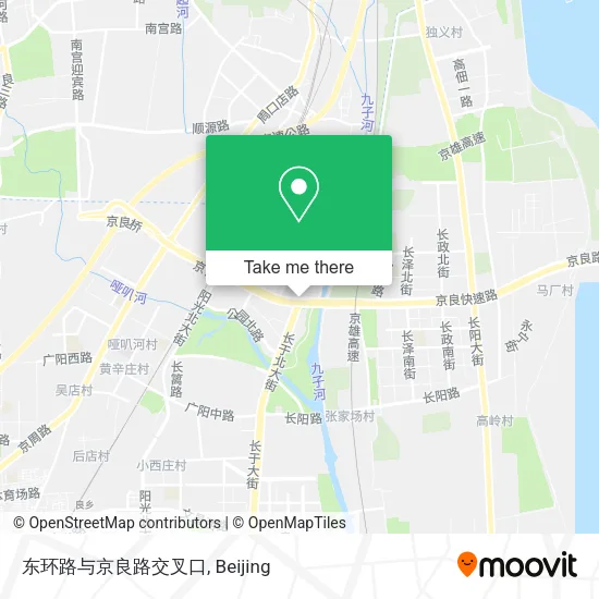 东环路与京良路交叉口 map