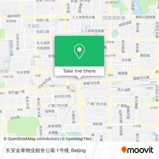 长安金泰物业丽舍公寓-1号楼 map