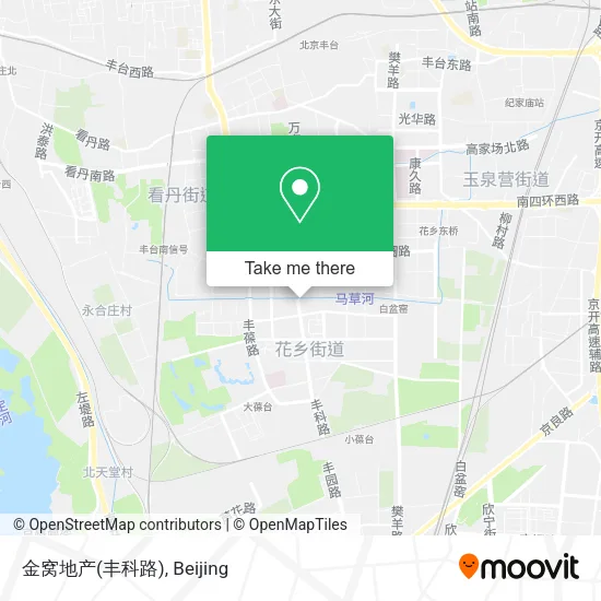 金窝地产(丰科路) map