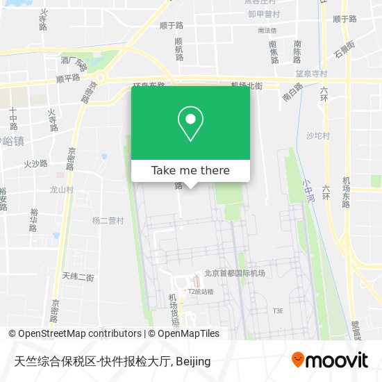 天竺综合保税区-快件报检大厅 map