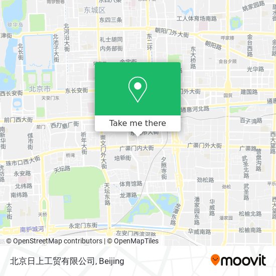 北京日上工贸有限公司 map