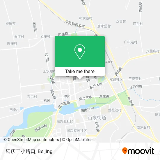 延庆二小路口 map