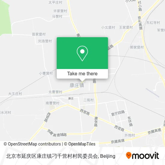北京市延庆区康庄镇刁千营村村民委员会 map