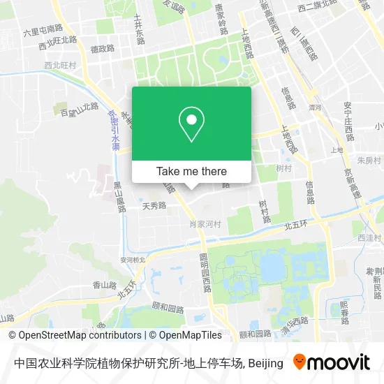 中国农业科学院植物保护研究所-地上停车场 map