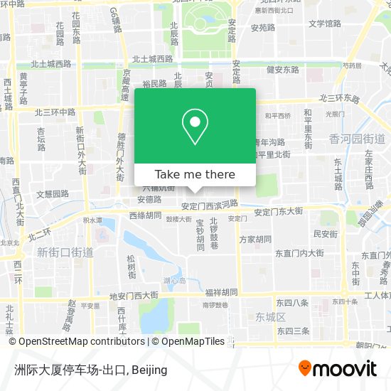 洲际大厦停车场-出口 map