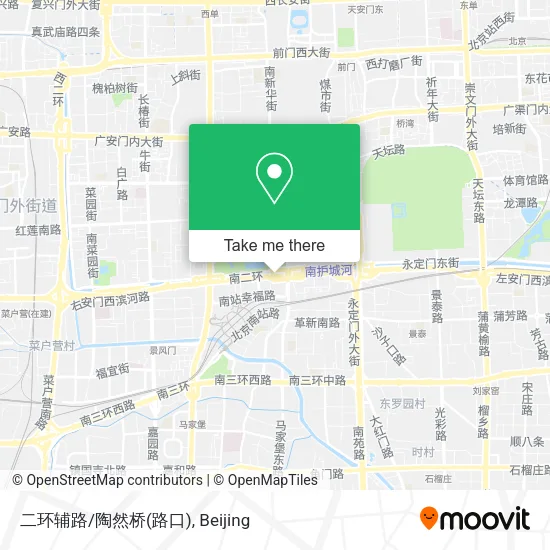 二环辅路/陶然桥(路口) map
