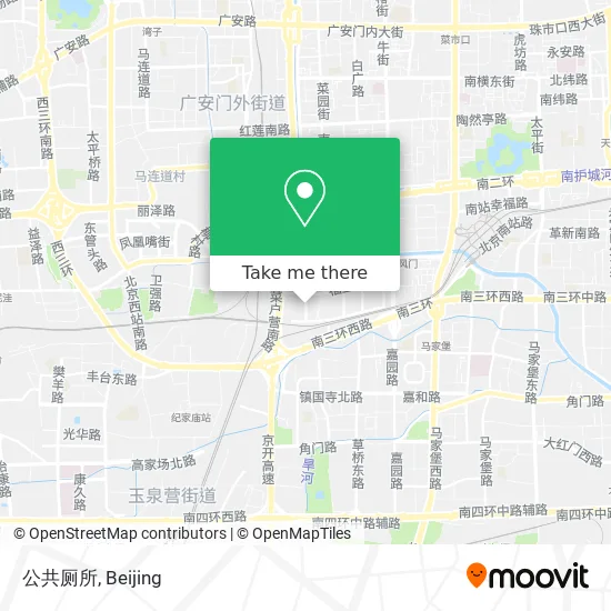 公共厕所 map