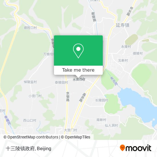 十三陵镇政府 map