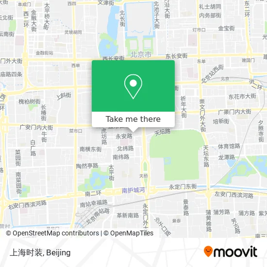 上海时装 map