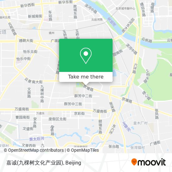 嘉诚(九棵树文化产业园) map