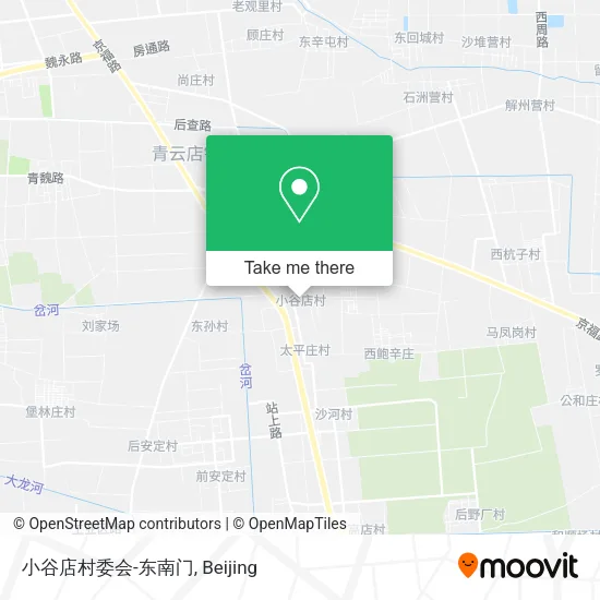 小谷店村委会-东南门 map