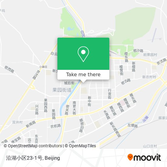 沿湖小区23-1号 map