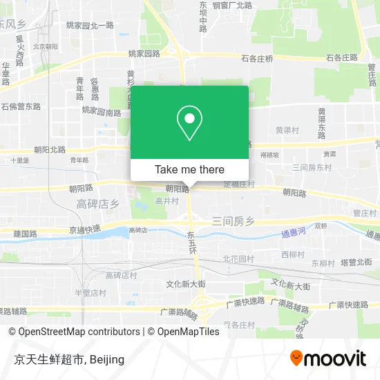 京天生鲜超市 map