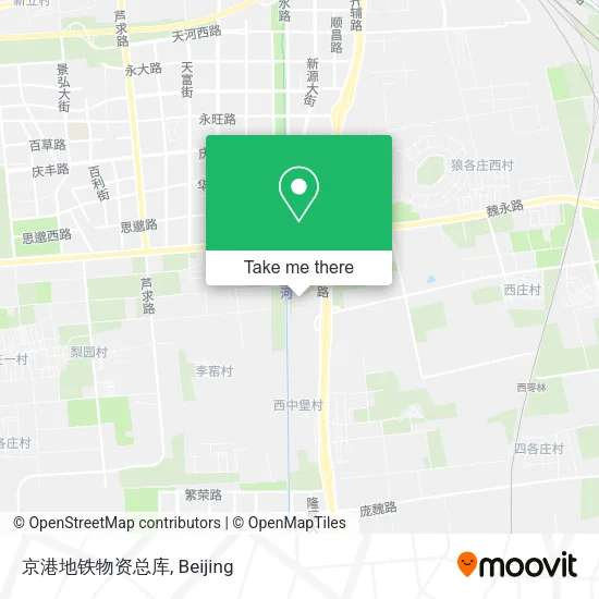京港地铁物资总库 map