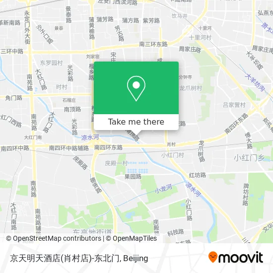 京天明天酒店(肖村店)-东北门 map