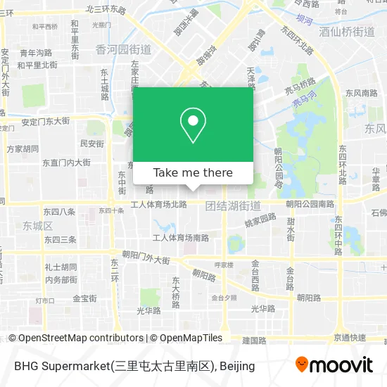 BHG Supermarket(三里屯太古里南区) map