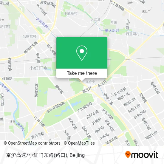 京沪高速/小红门东路(路口) map
