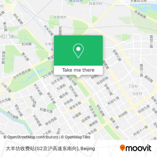 大羊坊收费站(G2京沪高速东南向) map