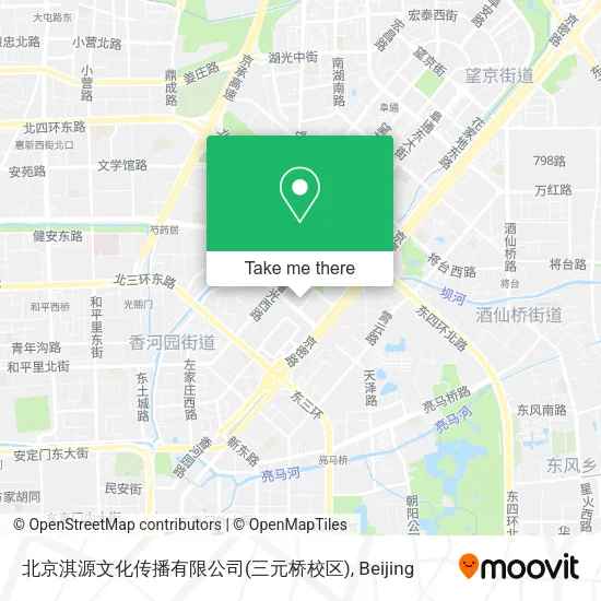 北京淇源文化传播有限公司(三元桥校区) map