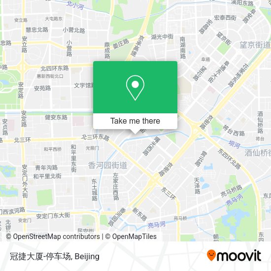 冠捷大厦-停车场 map