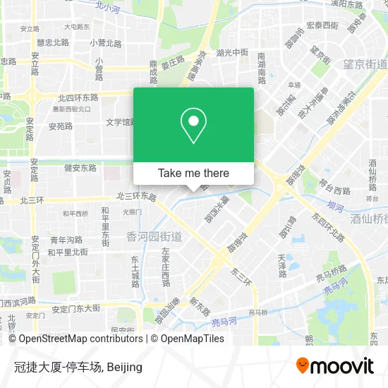 冠捷大厦-停车场 map