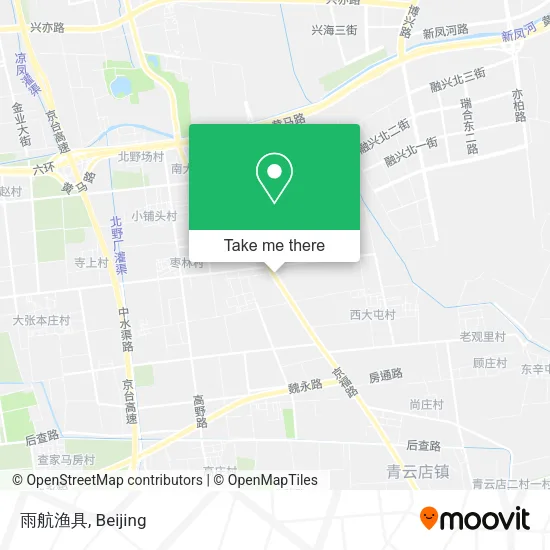 雨航渔具 map