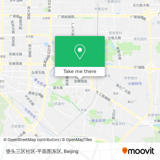 垡头三区社区-平面图东区 map