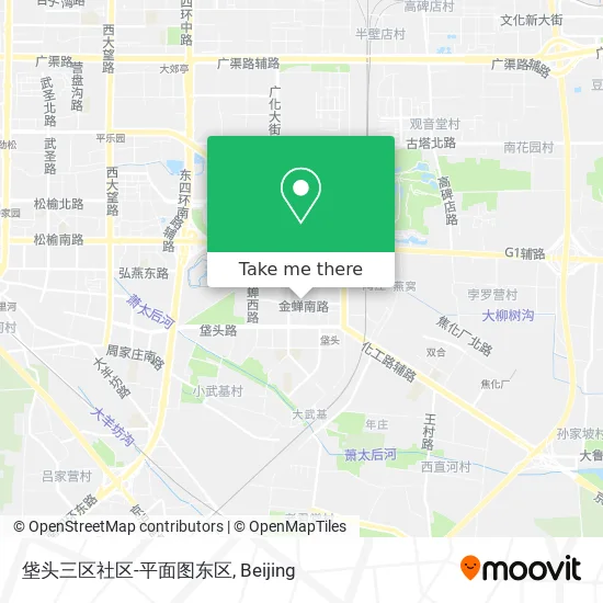 垡头三区社区-平面图东区 map